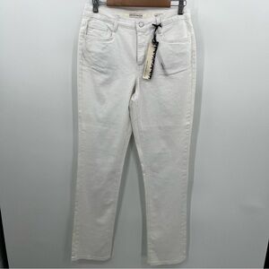 Jones New York Jeans Sutton Straight White Missy NWT Size 8